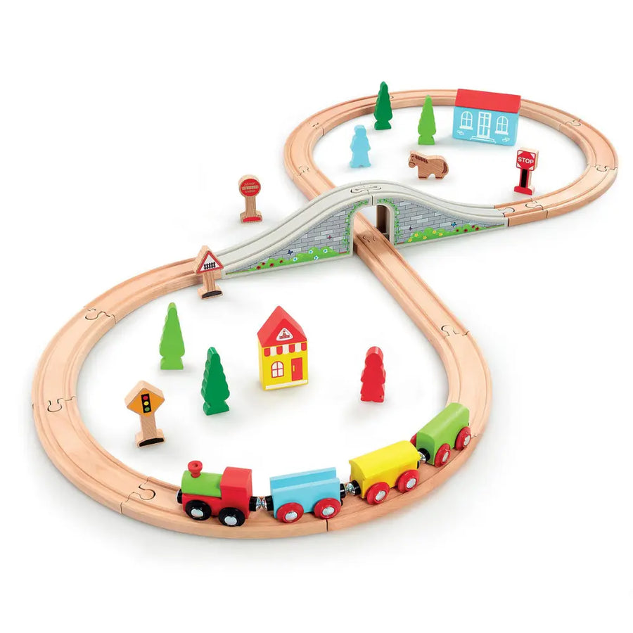 Early Learning Centre Wooden Figure 8 Train Set