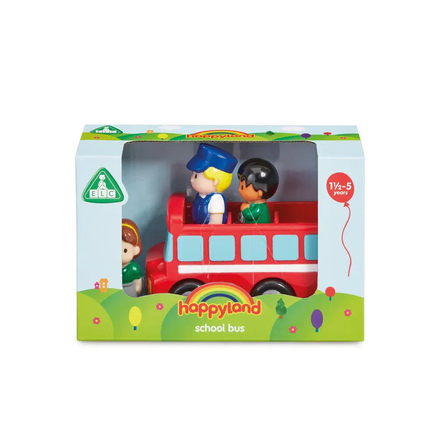 Early Learning Centre Happy Land School Bus 3 Figs