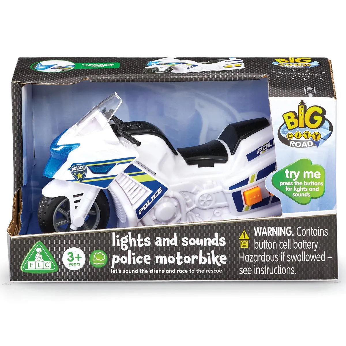 Early Learning Centre Big City Light & Sound Police Motorbike