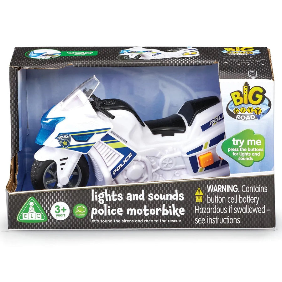 Early Learning Centre Big City Light & Sound Police Motorbike