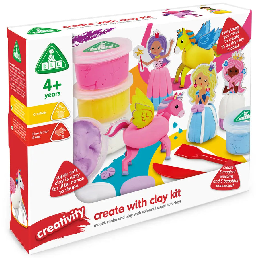 Early Learning Centre Art And Craft Clay Animal Kit Pink