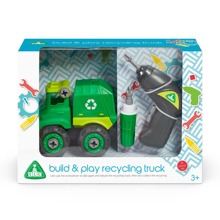 Early Learning Centre Build & Play Recyclng Truck Battery Operated