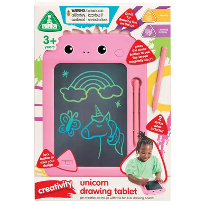 Early Learning Centre LCD Drawing Board Unicorn Battery-Operated