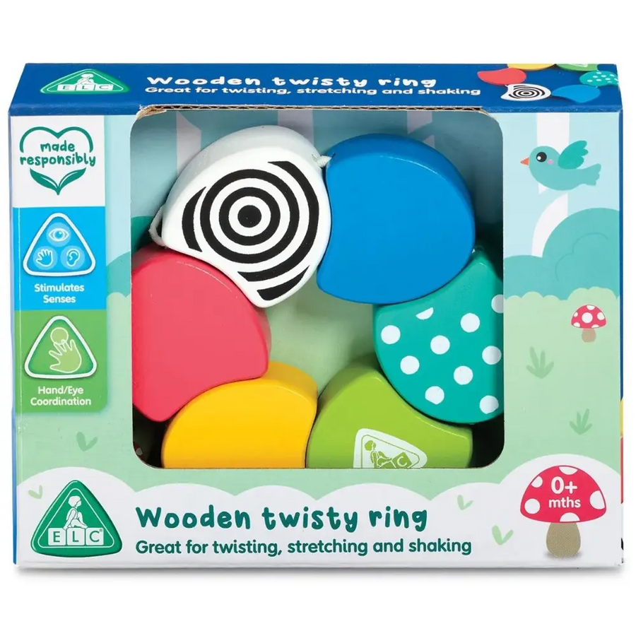 Early Learning Centre Wooden Twisty Rainbow Ring