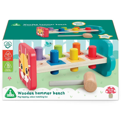 Early Learning Centre Wooden Hammer Bench