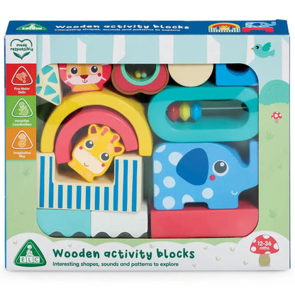 Early Learning Centre Wooden Activity Play Blocks