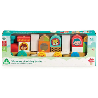 Early Learning Centre Wooden Stack Pull Along Train