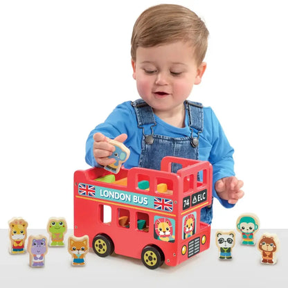 Early Learning Centre Wooden Double Decker Bus