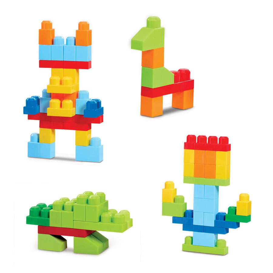 Early Learning Centre Little Builder Big Building Blocks Colour Bag 60-Piece