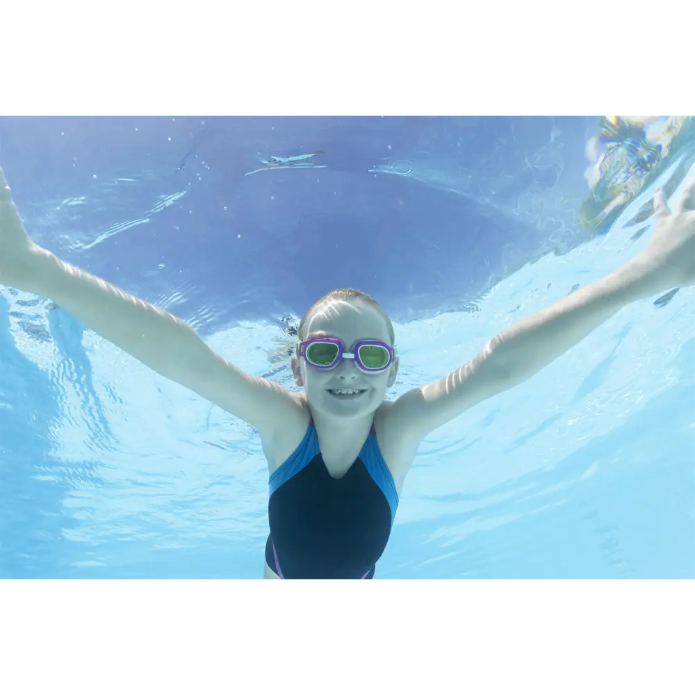 Bestway Hydroswim Lil Champ Goggles With UV Protective Coating, 100% Latex Free Assortment