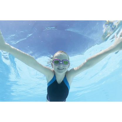 Bestway Hydroswim Lil Champ Goggles With UV Protective Coating, 100% Latex Free Assortment
