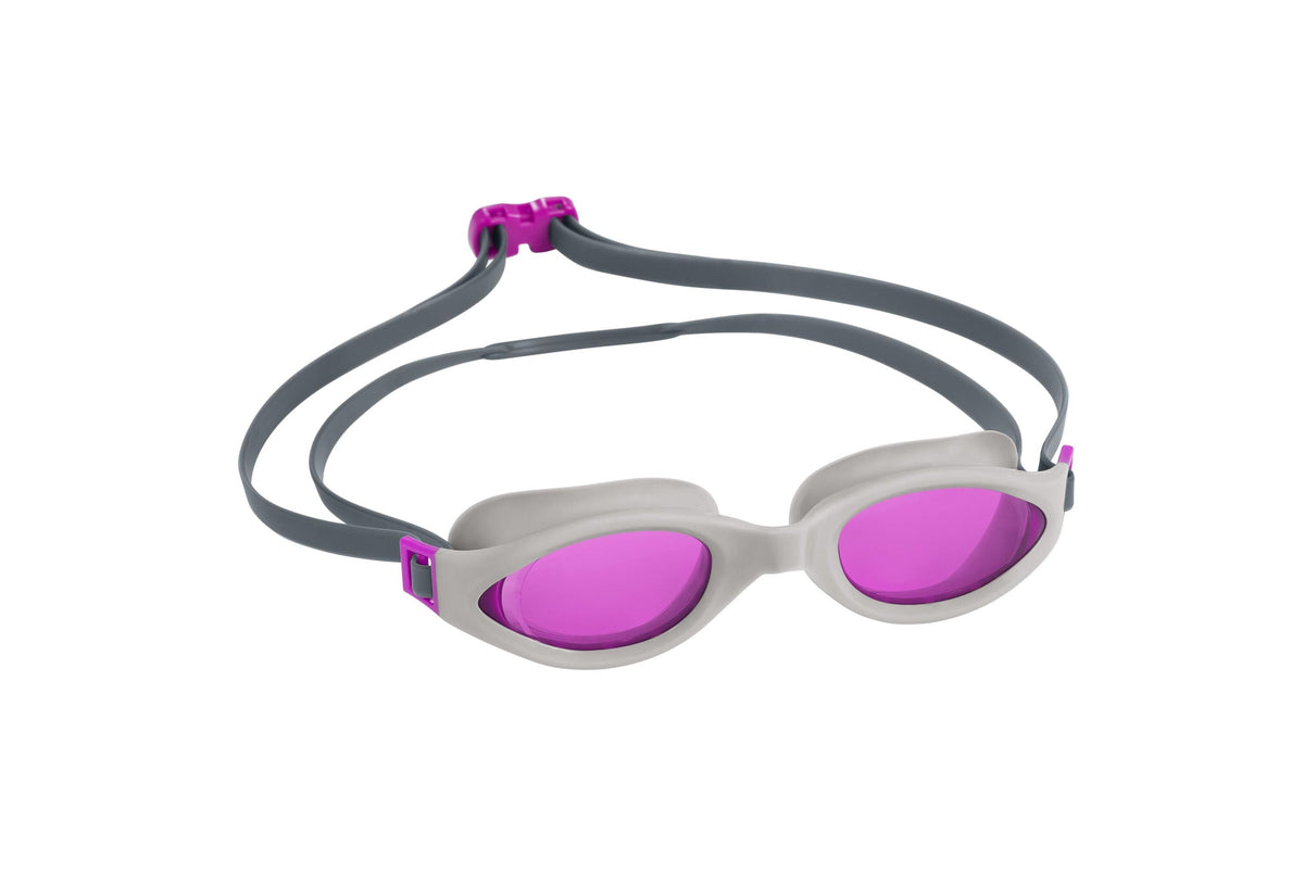 Bestway Hydro-Swim IX-1400 3-Piece Adult Swim Goggles with Adjustable Strap, Anti-Fog & UV Protection