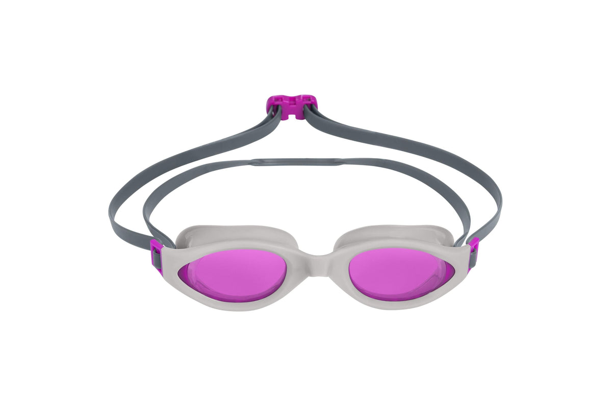 Bestway Hydro-Swim IX-1400 3-Piece Adult Swim Goggles with Adjustable Strap, Anti-Fog & UV Protection