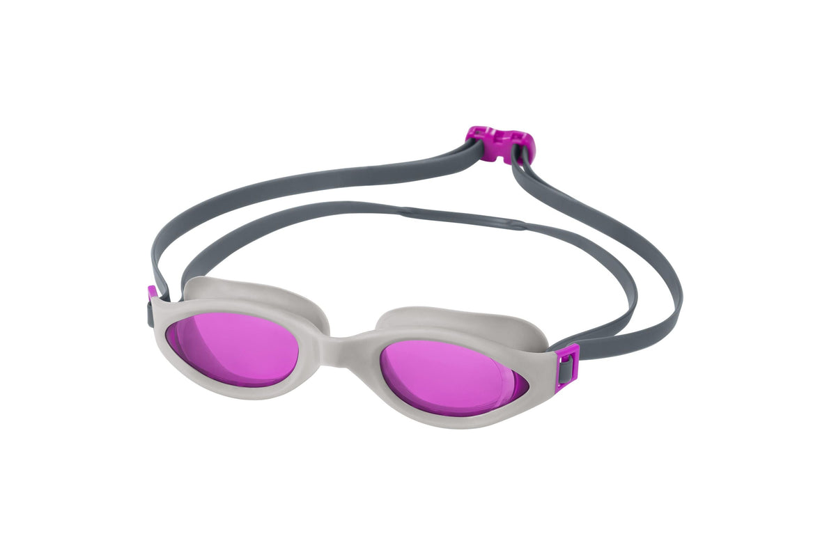Bestway Hydro-Swim IX-1400 3-Piece Adult Swim Goggles with Adjustable Strap, Anti-Fog & UV Protection