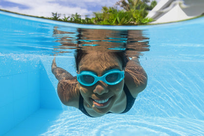 Bestway Hydro-Swim IX-1400 3-Piece Adult Swim Goggles with Adjustable Strap, Anti-Fog & UV Protection