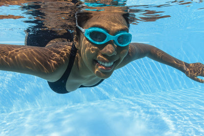 Bestway Hydro-Swim IX-1400 3-Piece Adult Swim Goggles with Adjustable Strap, Anti-Fog & UV Protection