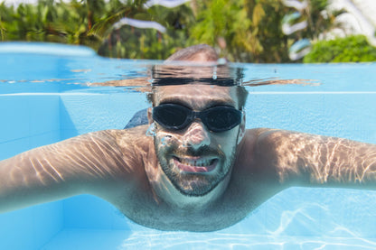 Bestway Hydro-Swim IX-1400 3-Piece Adult Swim Goggles with Adjustable Strap, Anti-Fog & UV Protection