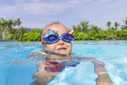 Bestway Character Swim Goggles Kids Adjustable, UV-Protective and Fun Designs Assortment