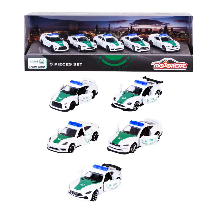 Dubai Police Majorette 5- Pieces Gift Pack
