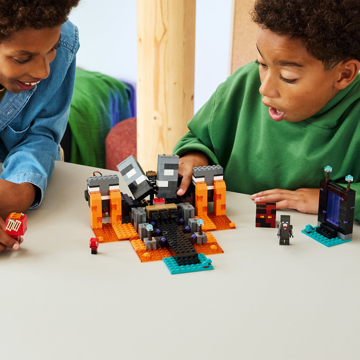 Lego Minecraft Wither Battle
