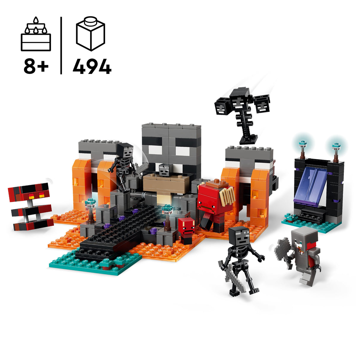 Lego Minecraft Wither Battle