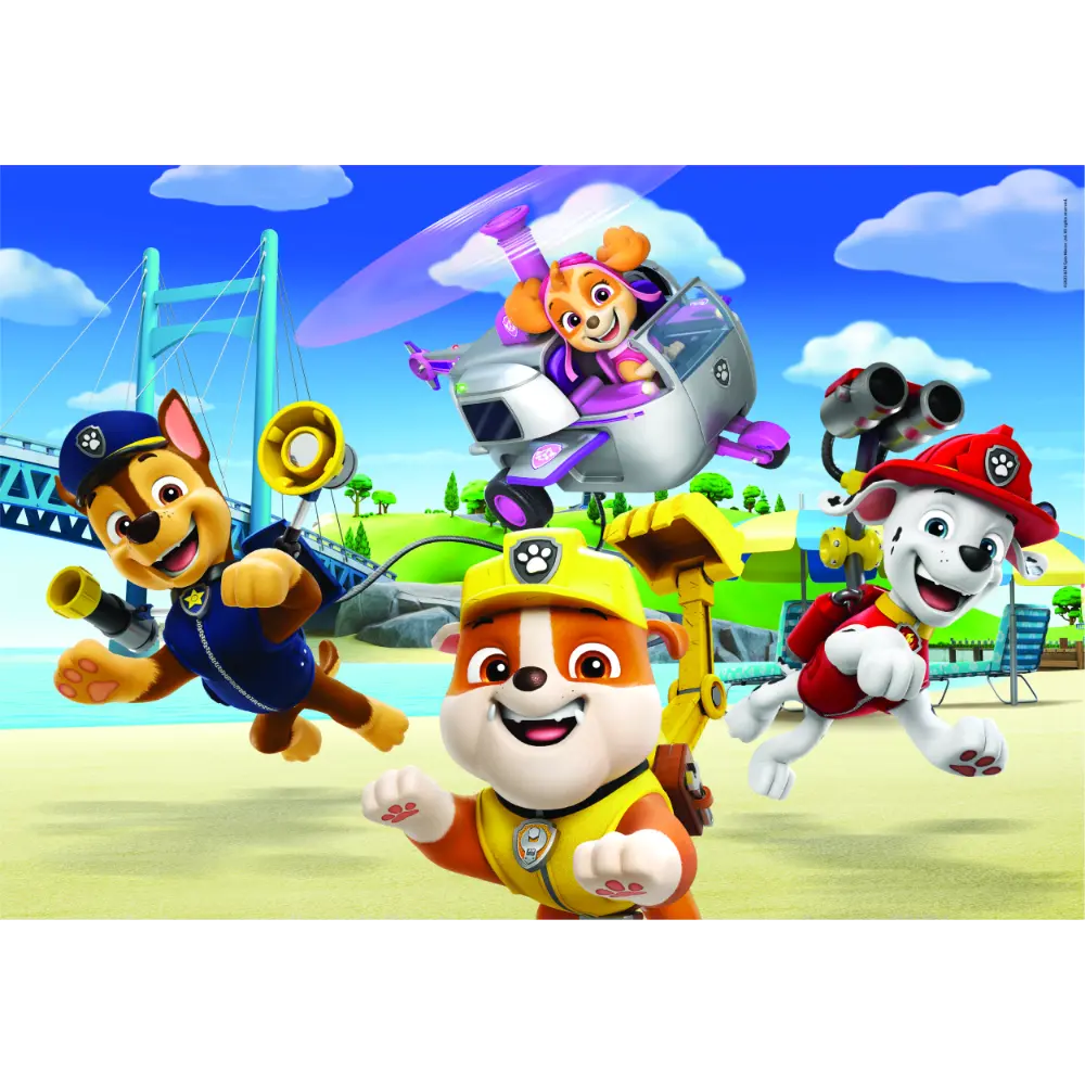 Clementoni Puzzle Paw Patrol Action 2x60-pieces