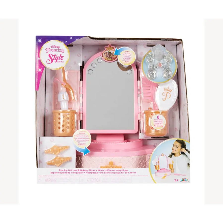Disney Princess Style Hair & Makeup Mirror Battery-Operated