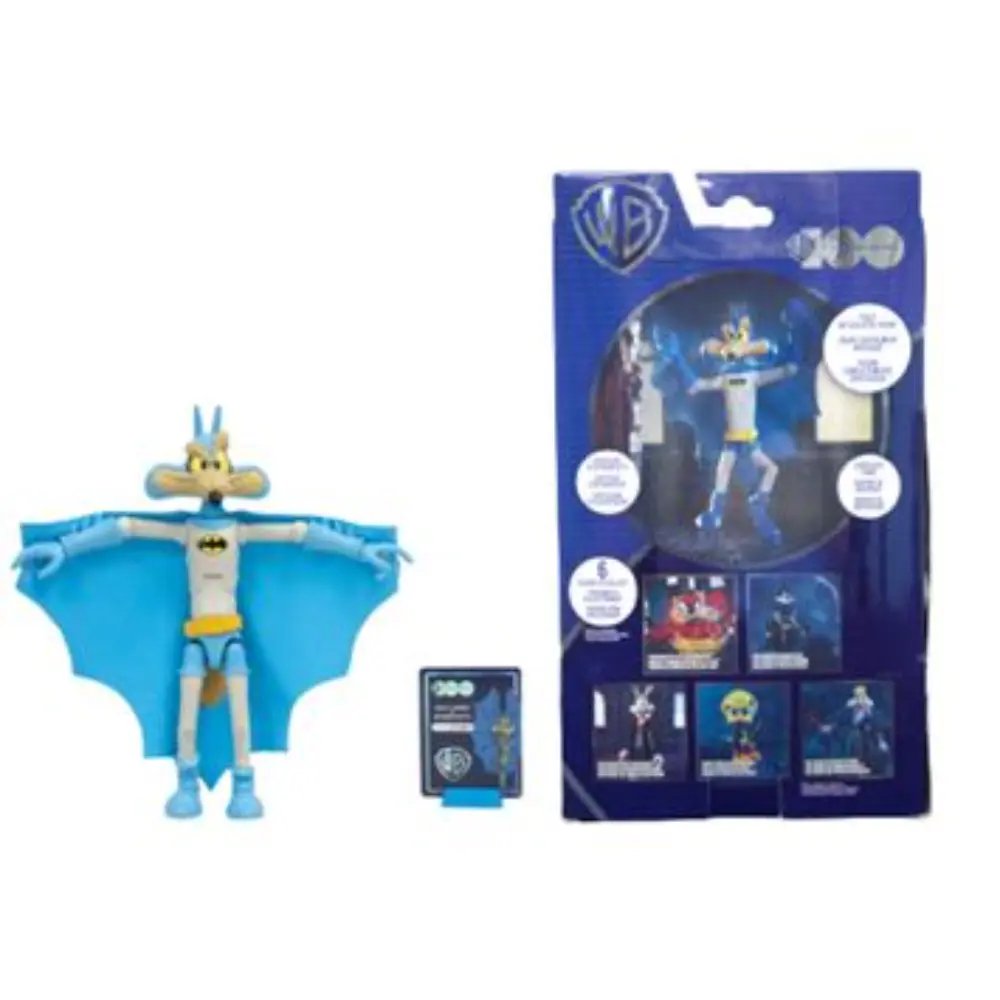 Warner Bros Mashup Figure Coyote as Batman 6 Inch