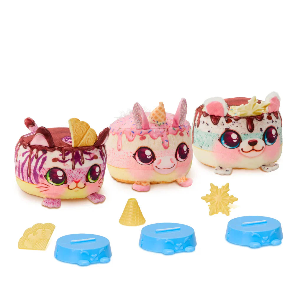Cookeez Makery Freezy Cakez Fridge Scented Plush Reveal Toy for Kids