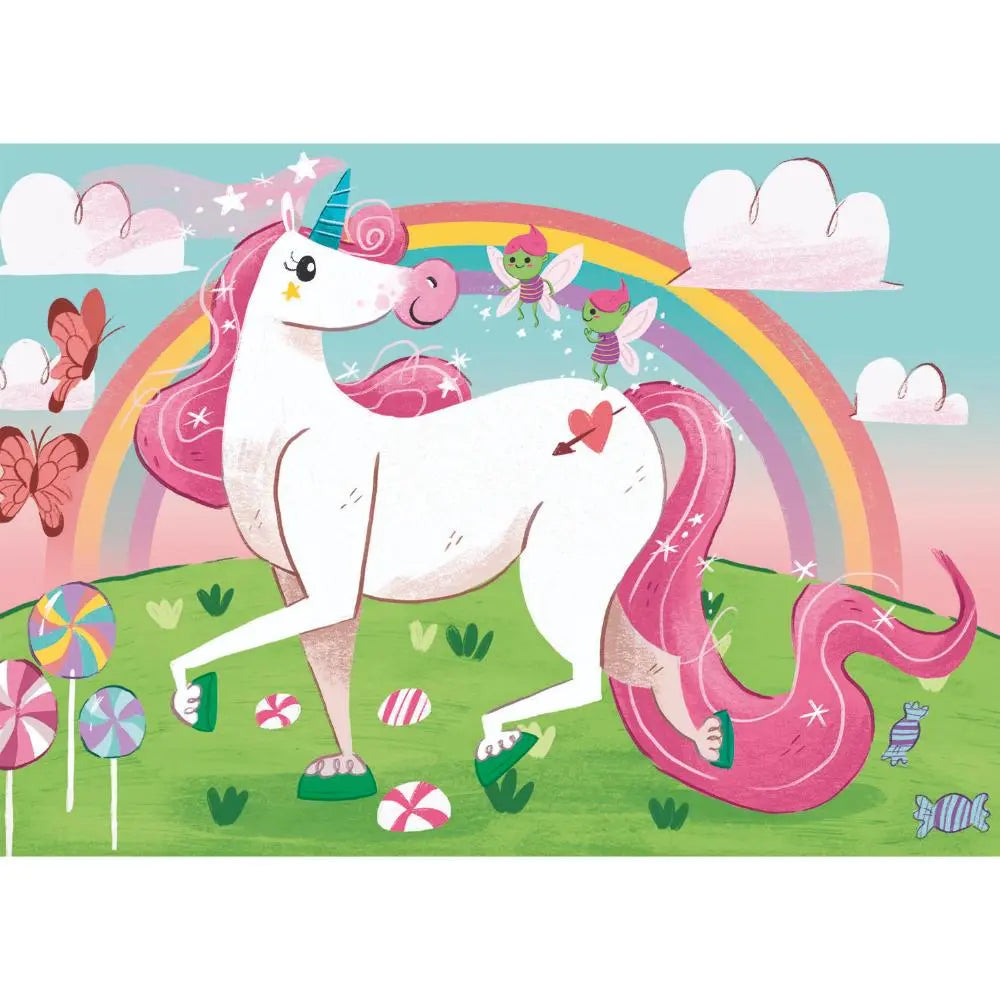 Clementoni Puzzle I Believe In Unicorn 2x20-pieces