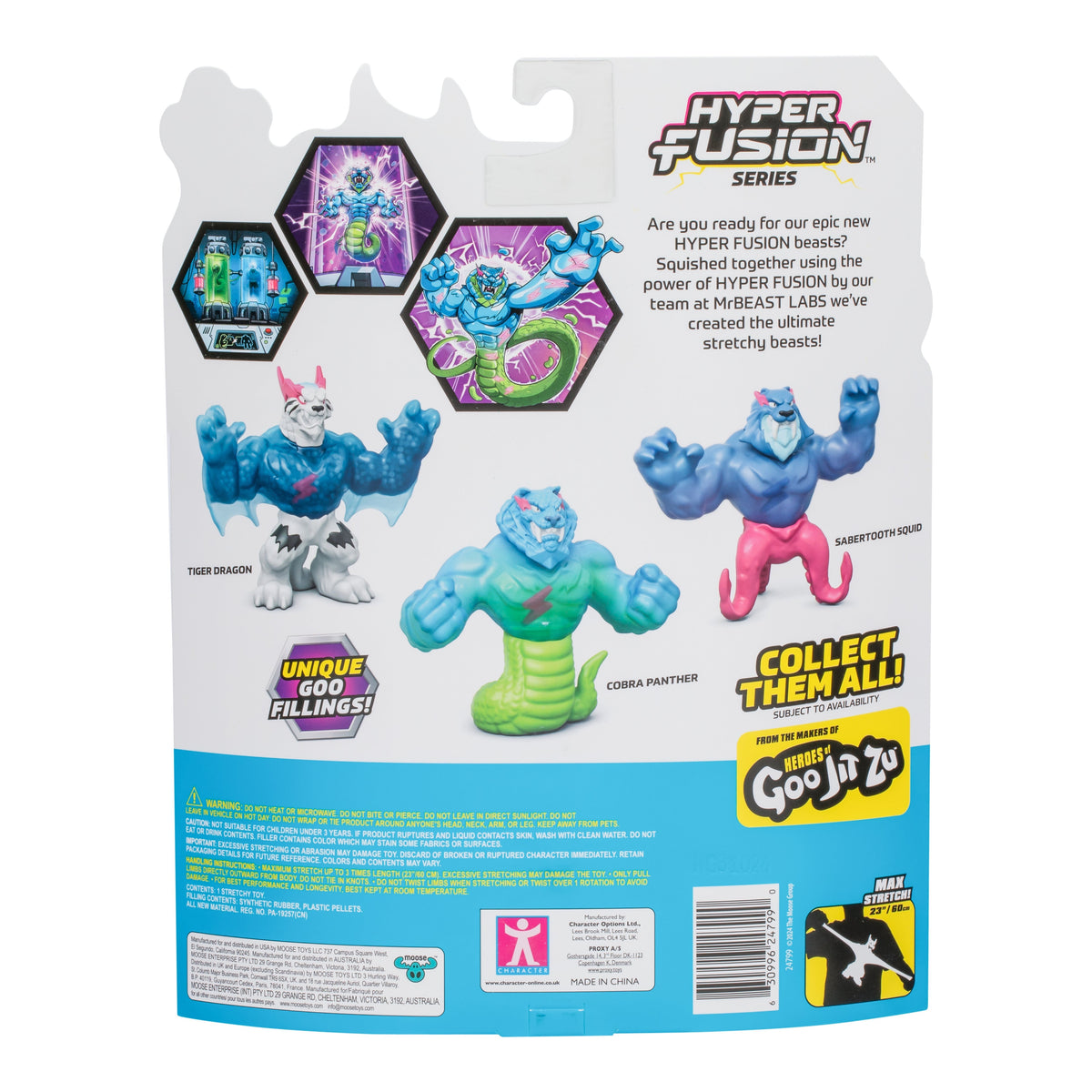 Mrbeast Lab Series 3 Wave 1 Stretchy Hero Tiger Dragon