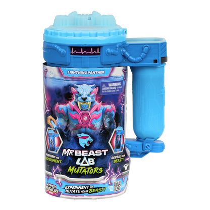 Mr Beast Lab Mutators Lightning Panther Action Figures