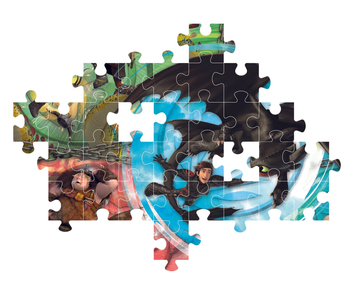 Clementoni 104-Piece Puzzle Dragons Trainer