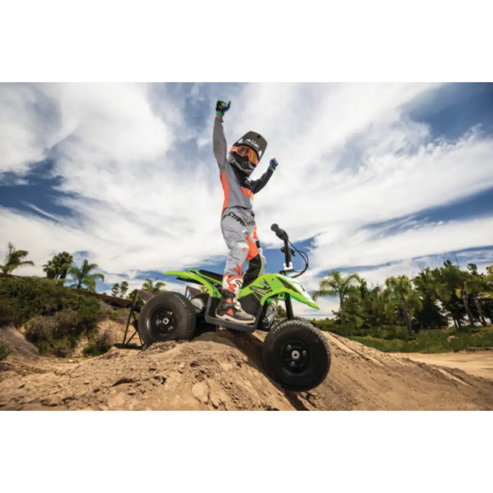 Razor Dirt Quad XS McGrath Green Electric Ride-ons for Kids 13kmph