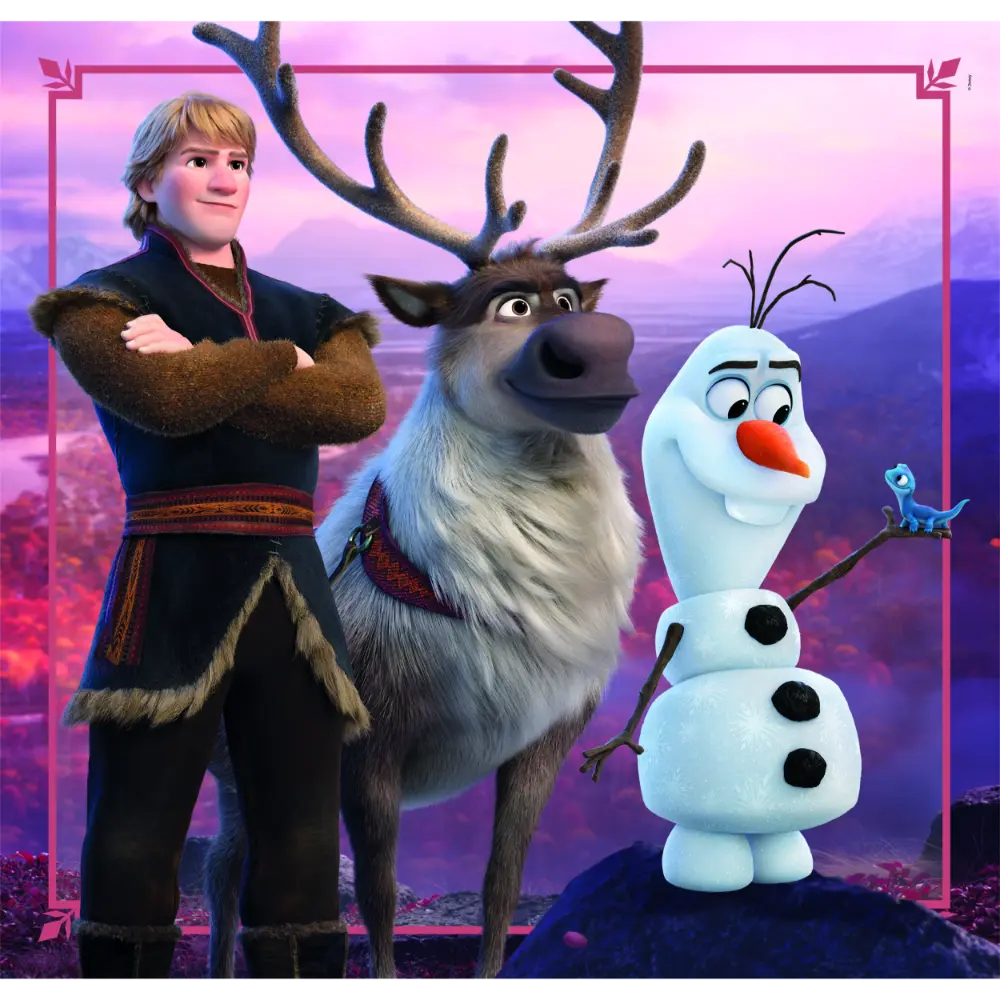 Clementoni Puzzle Disney Frozen Posture 3x48-pieces