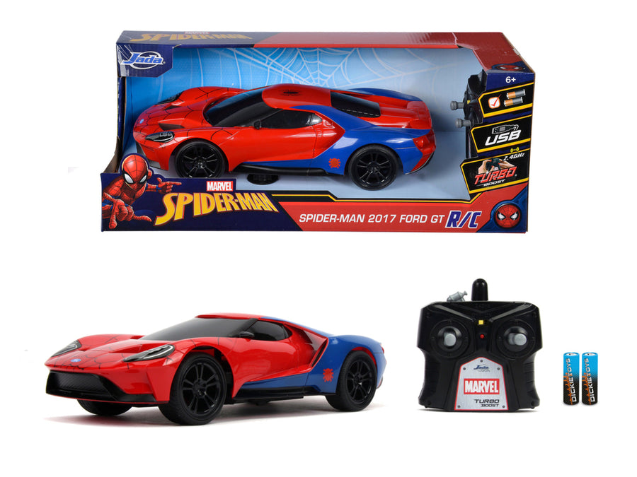 Marvel Spider - Man 2017 Ford GT 1:16 Remote Control Toys for Kids