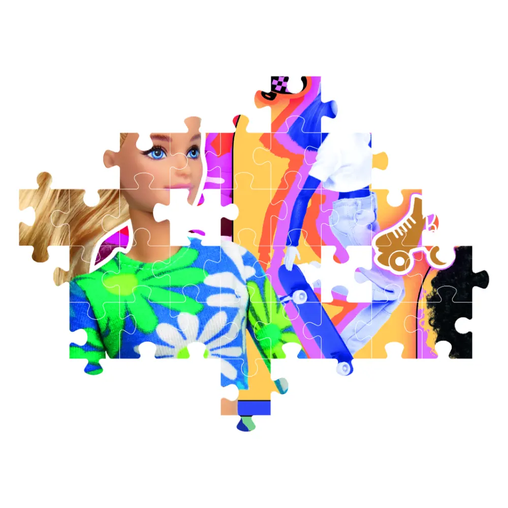 Clementoni Puzzle Barbie Sporty 104-Piece