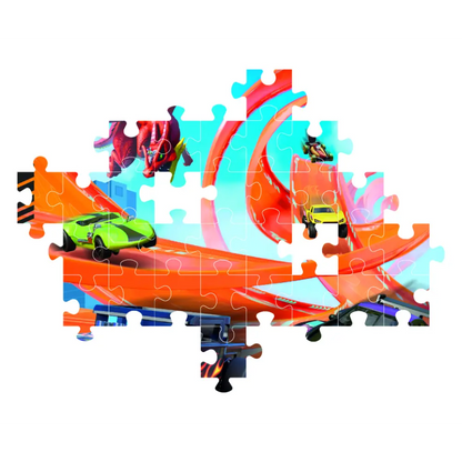 Clementoni Puzzle Hotwheels Loop Race 104-Piece