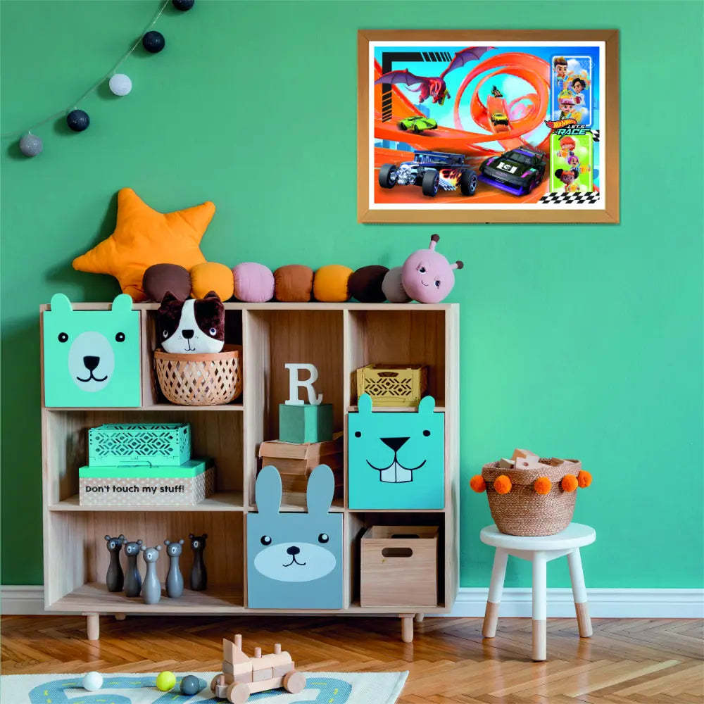 Clementoni Puzzle Hotwheels Loop Race 104-Piece