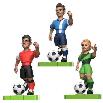 PowerShots 9 Inches Strike Sam Soccer Action Figure Playset