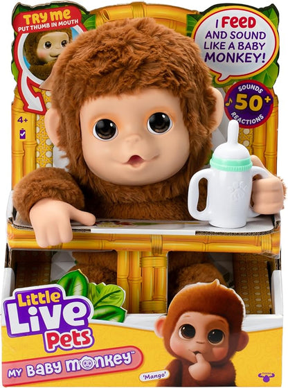 Littlelivepets Mb Monkey Plush Battery-Operated