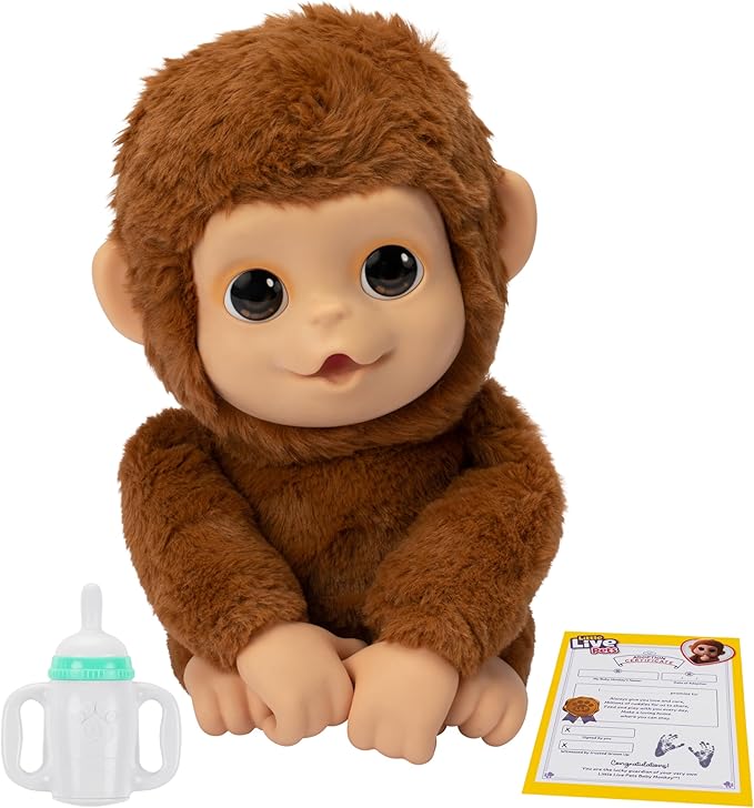 Littlelivepets Mb Monkey Plush Battery-Operated