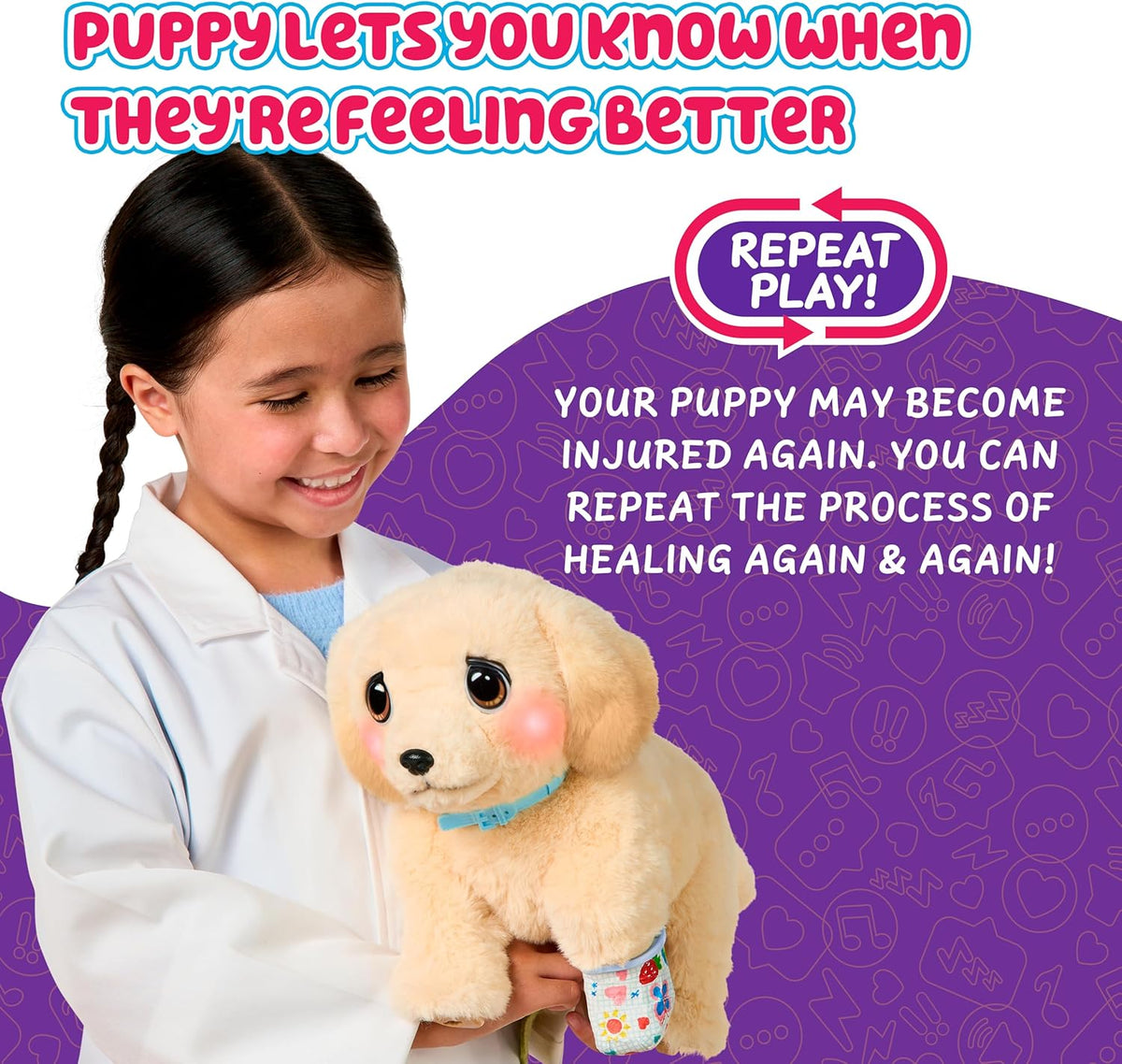 Little Live Pets Ouchies 1 Pack Cooper Battery-Operated