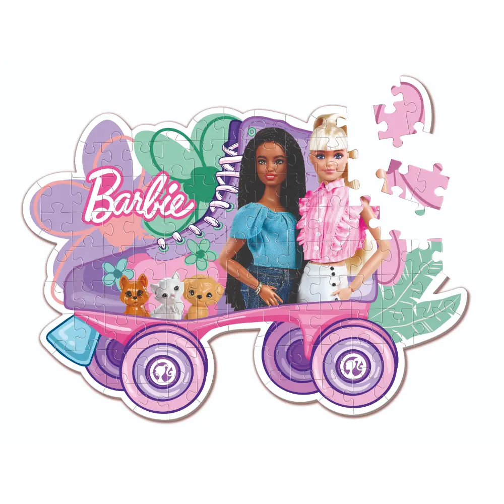 Clementoni Puzzle Barbie and Skate 104-Piece