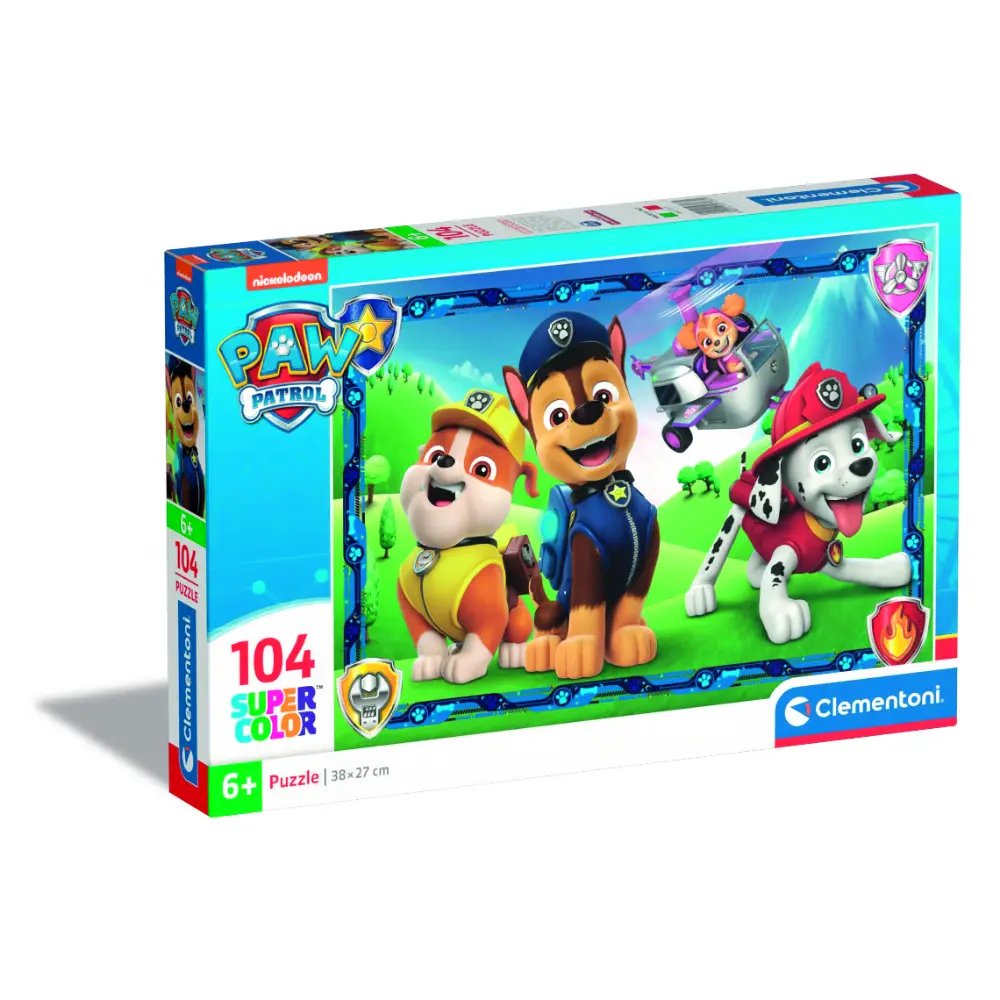 Clementoni Puzzle Paw Patrol Happy 104-Piece