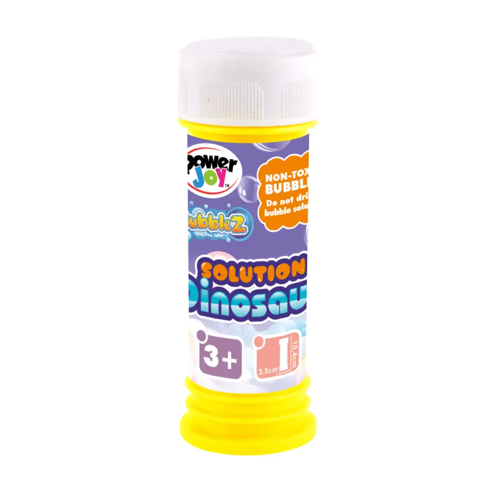 Power Joy Dinosaur Bubble Solution Toy - 50ml