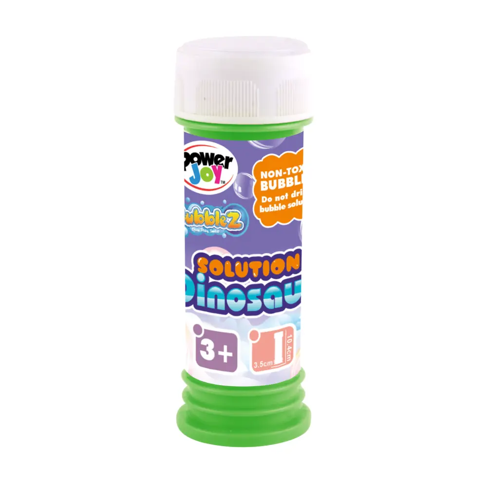Power Joy Dinosaur Bubble Solution Toy - 50ml