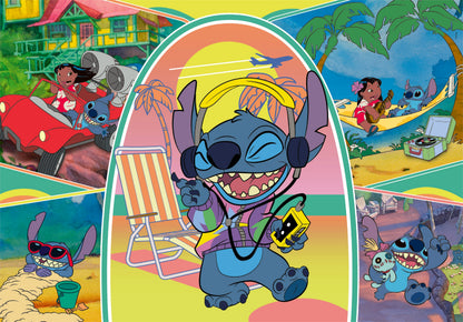 Clementoni Disney Stitch 180-Piece Puzzle for Kids 48.5 x 33.5 cm