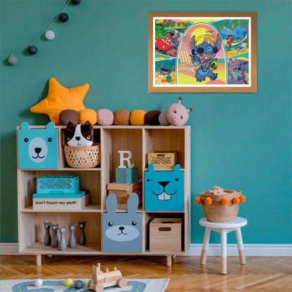 Clementoni Disney Stitch 180-Piece Puzzle for Kids 48.5 x 33.5 cm
