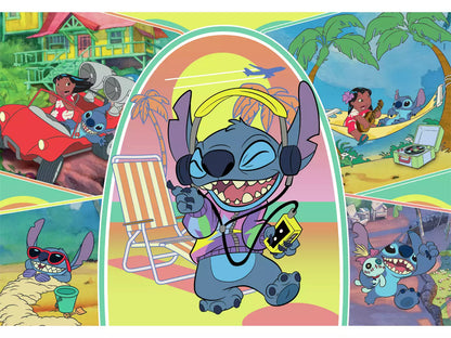 Clementoni Disney Stitch 180-Piece Puzzle for Kids 48.5 x 33.5 cm